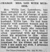 Lee, Mrs. Willis (MurderCharge)